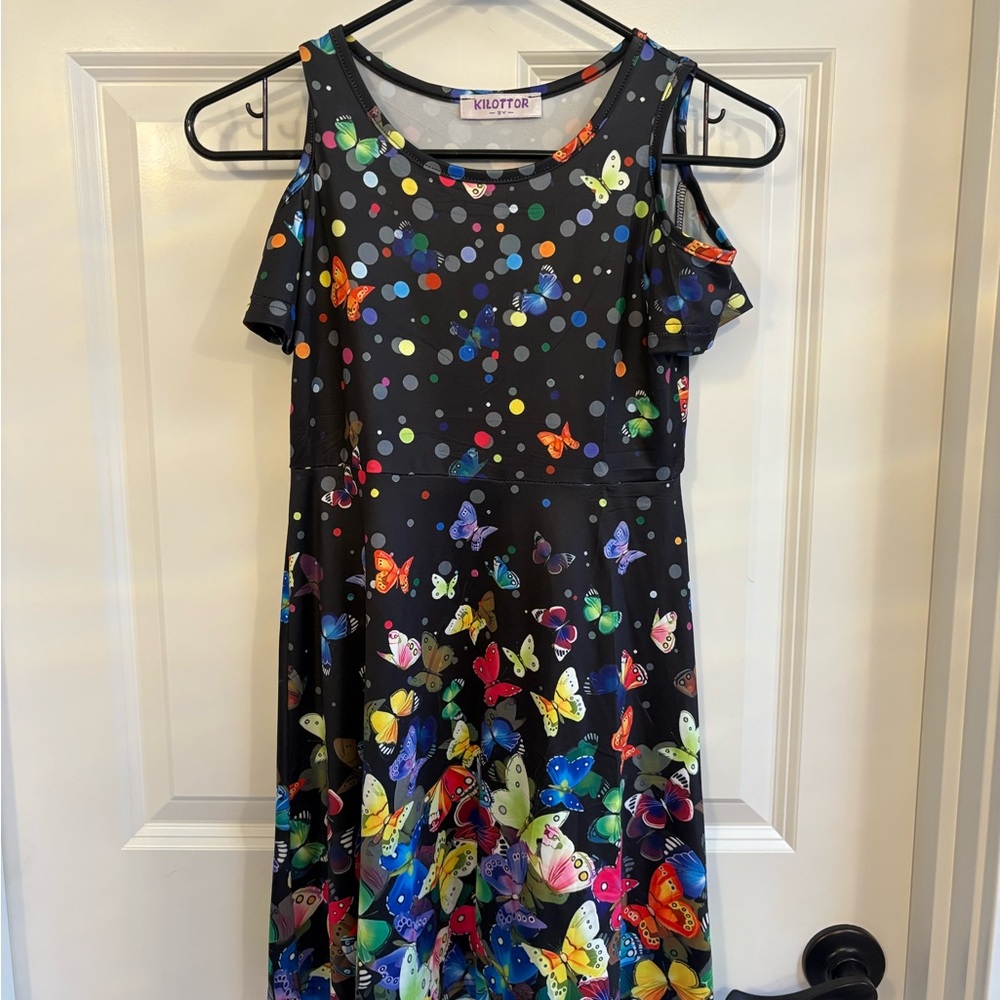 Kids butterfly dress
